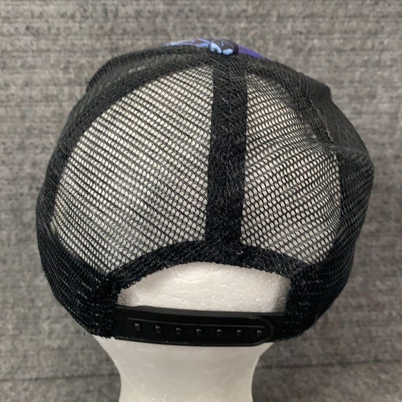 SA Co Kids Trucker Hat Adjustable Blue Black Embroidered Snapback Mesh Back Cap - Picture 8 of 13